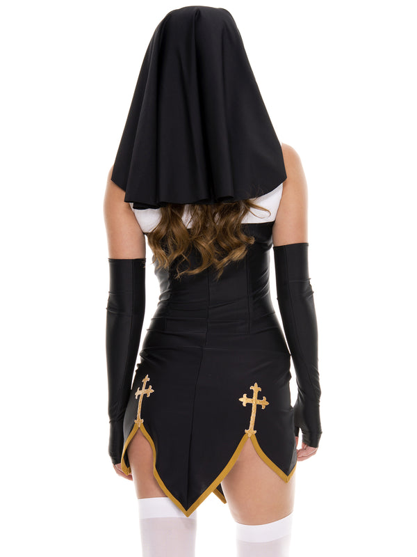 Skin Two UK Bad Habit Nun Costume Dress