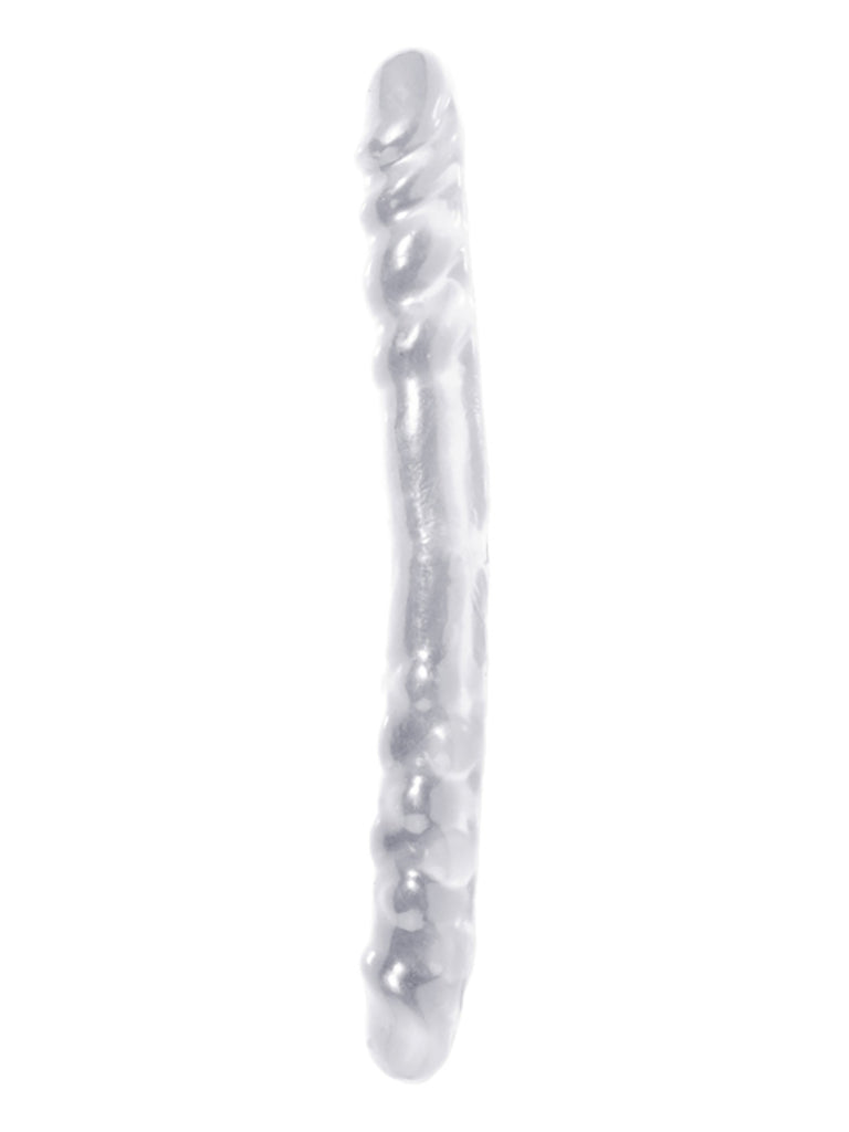 Skin Two UK Basix 16 Inch Clear Double Ended Dildo Dildo