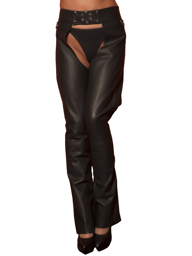 Skin Two UK Christina Leather Chaps Trousers