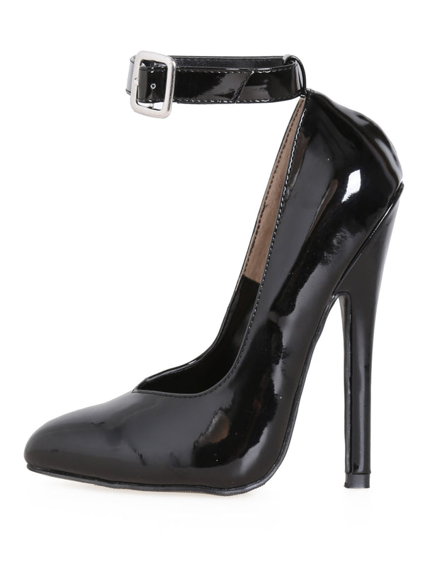 Skin Two UK Fetish Pump With Ankle Strap Shoes