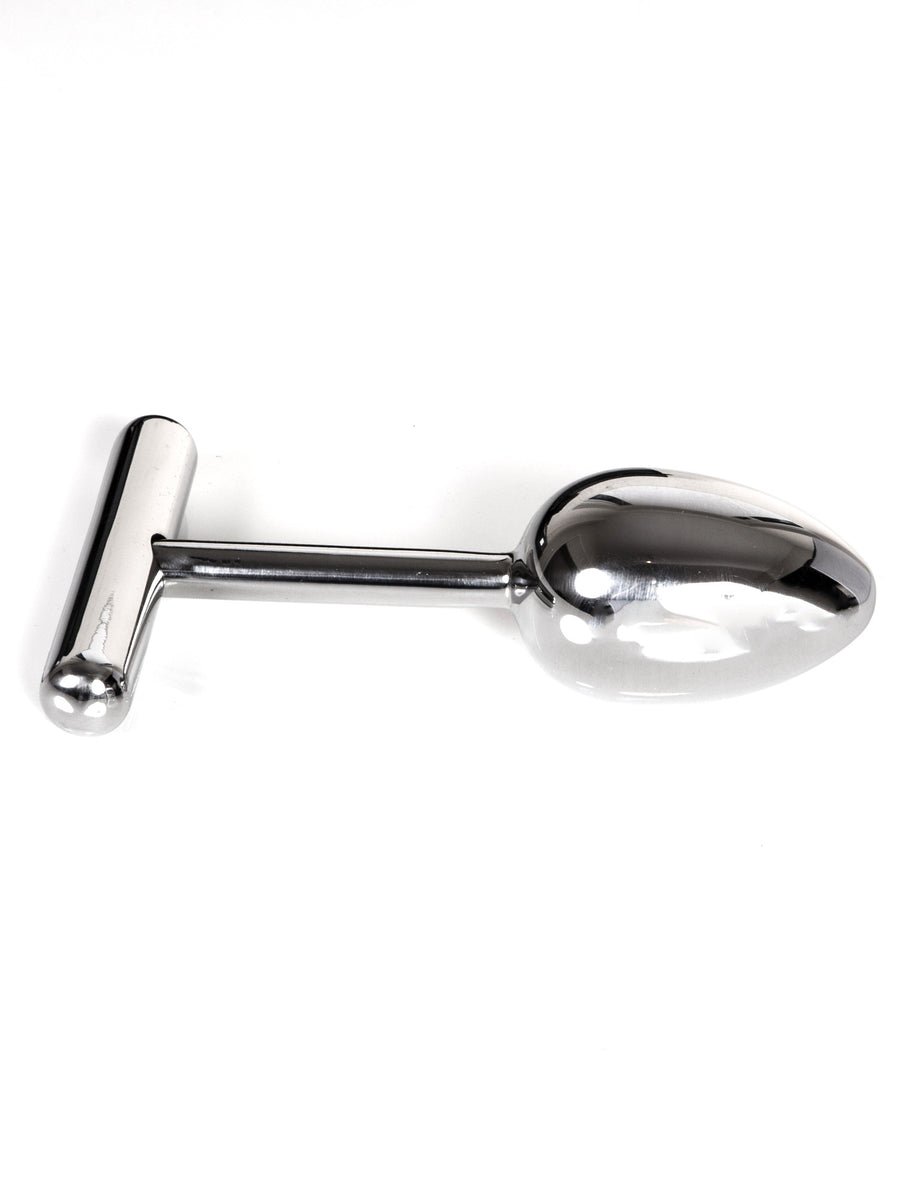 Large Metal Butt Plug With Grab Handle Skin Two UK Large Metal Butt Plug With Grab Handle Skin Two UK