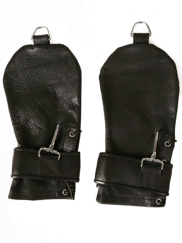 Skin Two UK Leather Bondage Mittens Cuffs