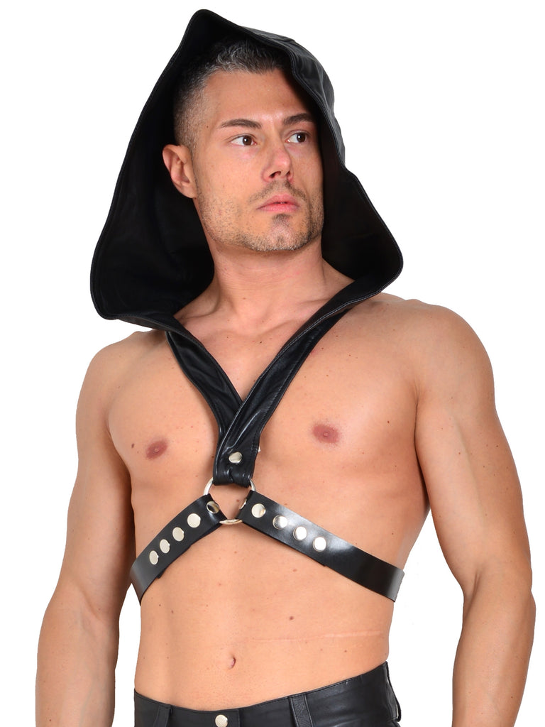 Skin Two UK Leather Harness Hoodie - One Size Harness