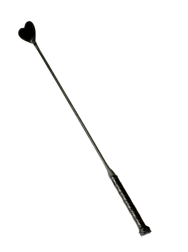 Skin Two UK Leather Heart Riding Crop Crop