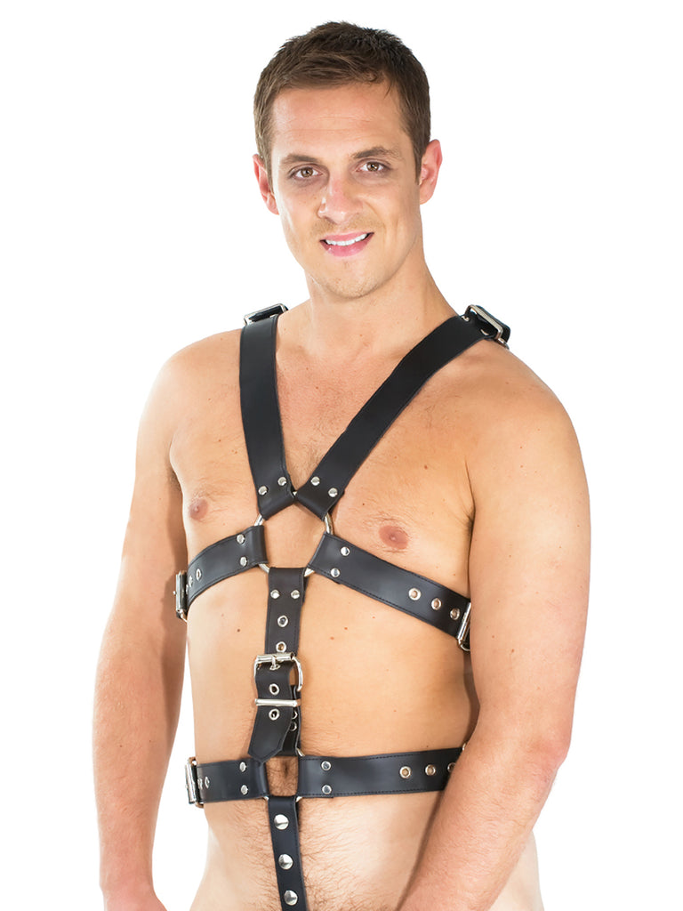 Skin Two UK Leather Men's Harness - One Size Harness
