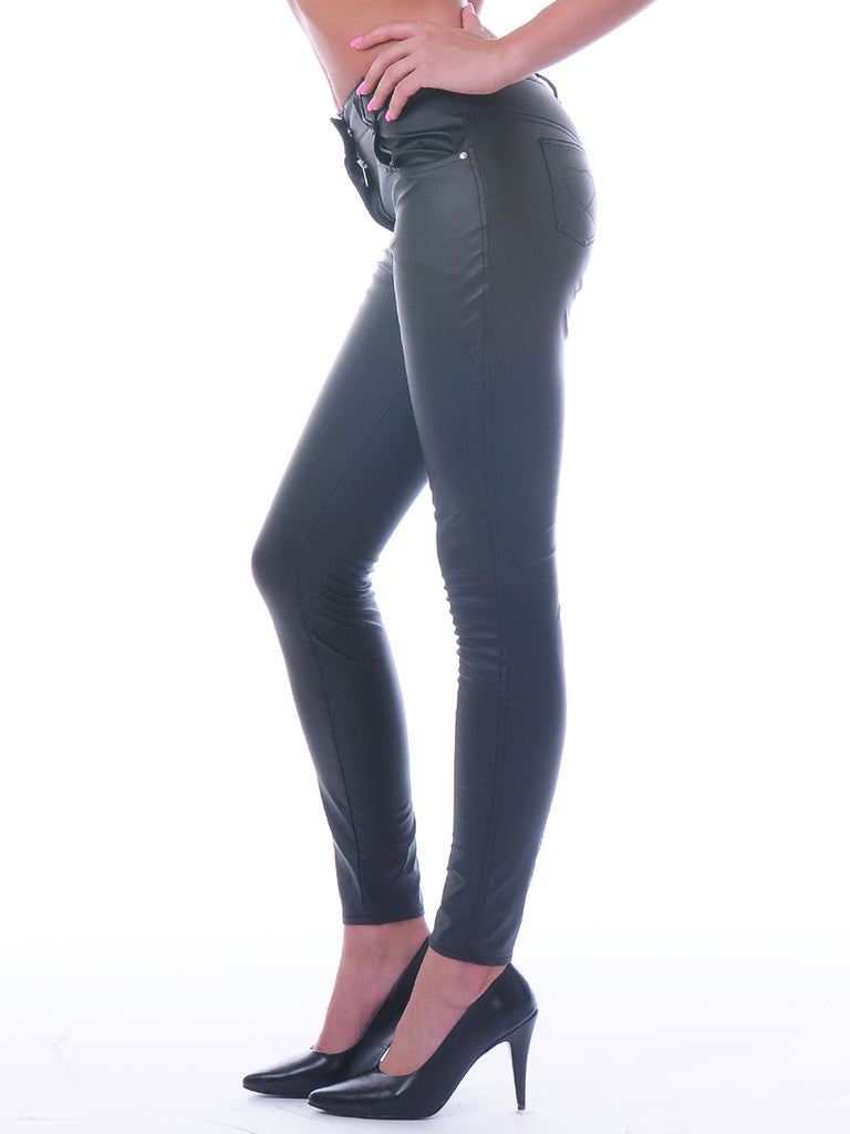 Skin Two UK Leatherette Lady Jeans Trousers