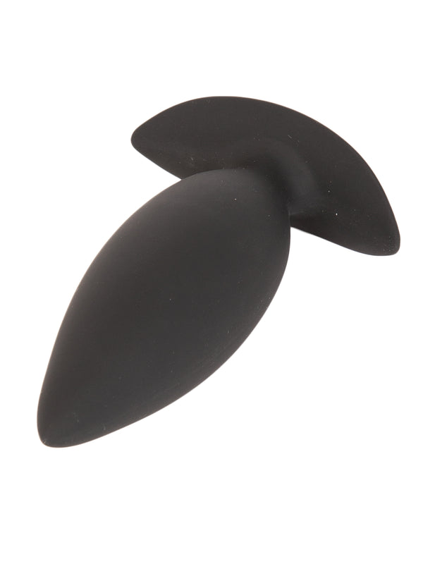 Skin Two UK Medium Black Spade Butt Plug Anal Toy