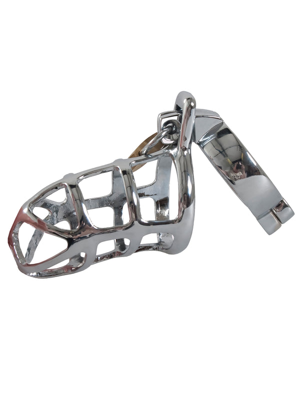 Skin Two UK Metal Male Chastity Cage Set Chastity