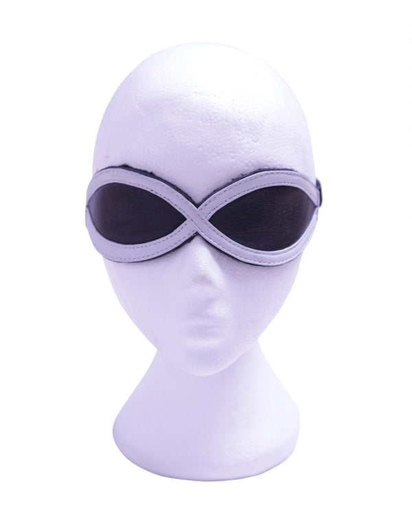 Skin Two UK Monochrome Leather Eyemask - One Size Blindfolds