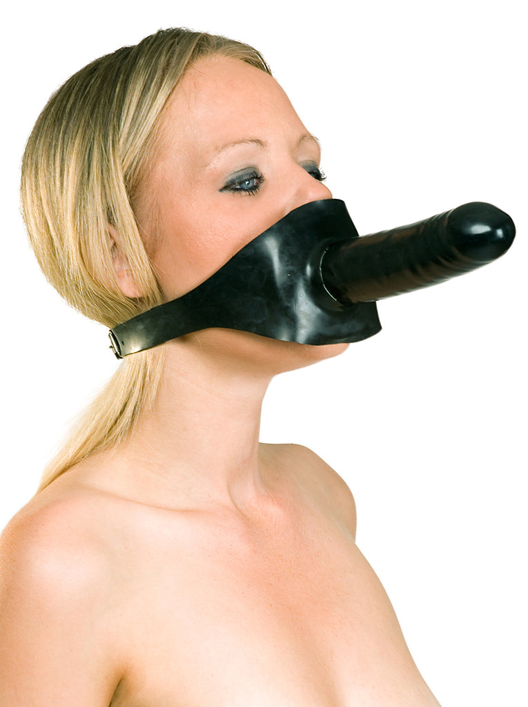Skin Two UK Moulded Rubber Gag with Dildo Gag