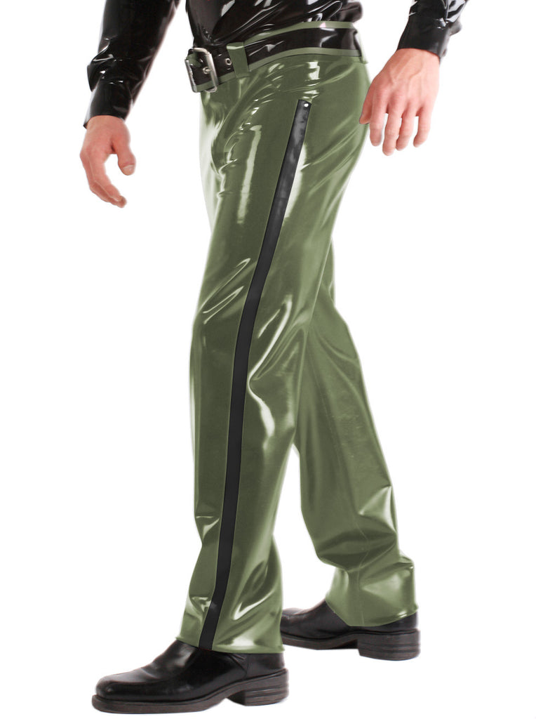 Skin Two UK Rubber Military Trousers Trousers