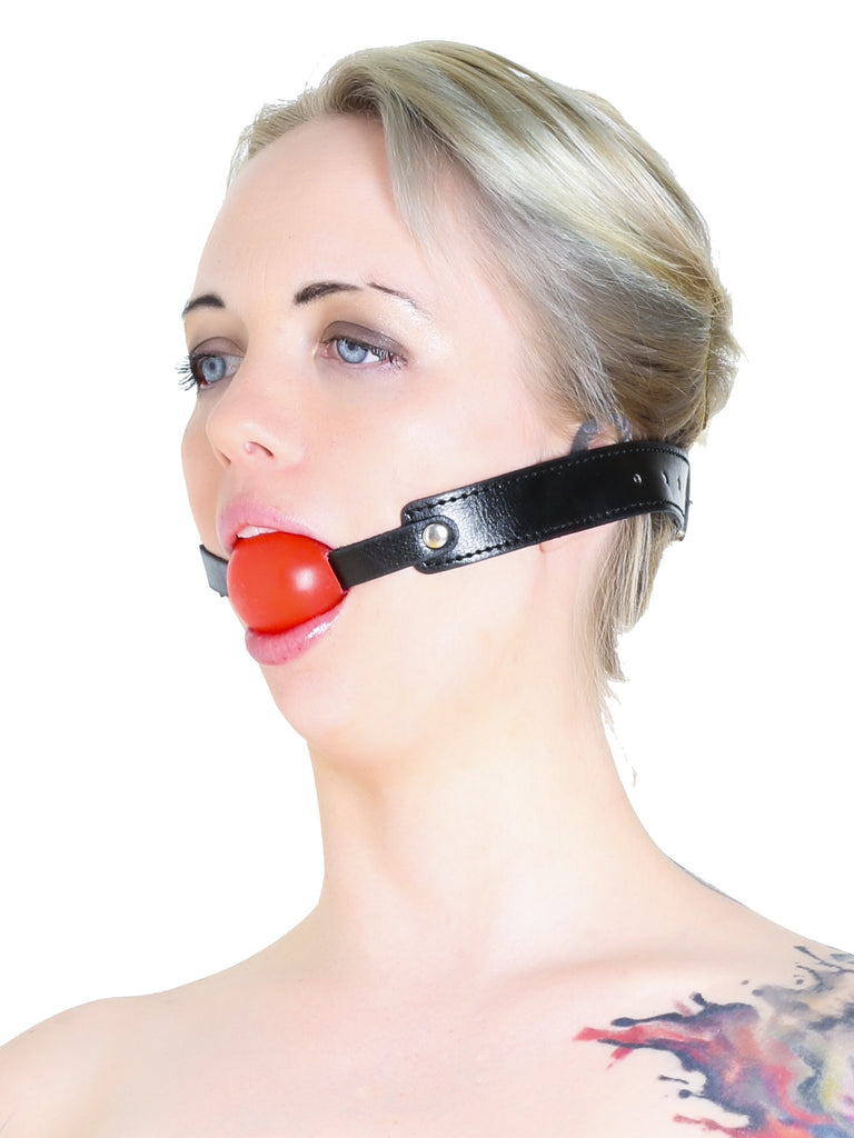 Skin Two UK Solid Red Ball Gag Gag