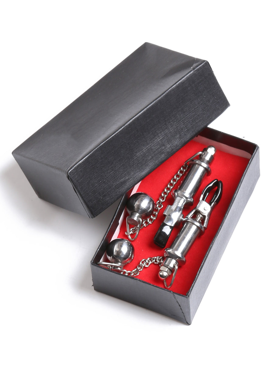 Steel Nipple Clamps with Weights Skin Two UK