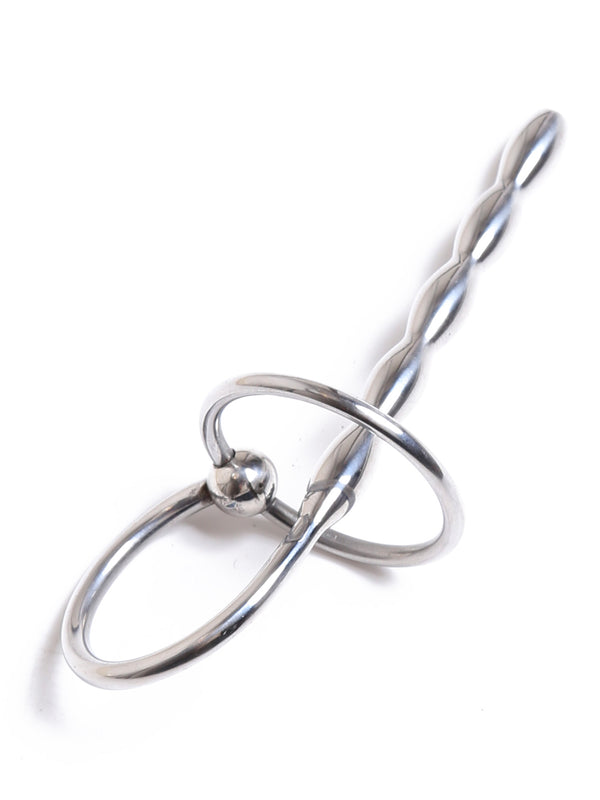 Skin Two UK Steel Penis Pin with Curved End Cock & Ball