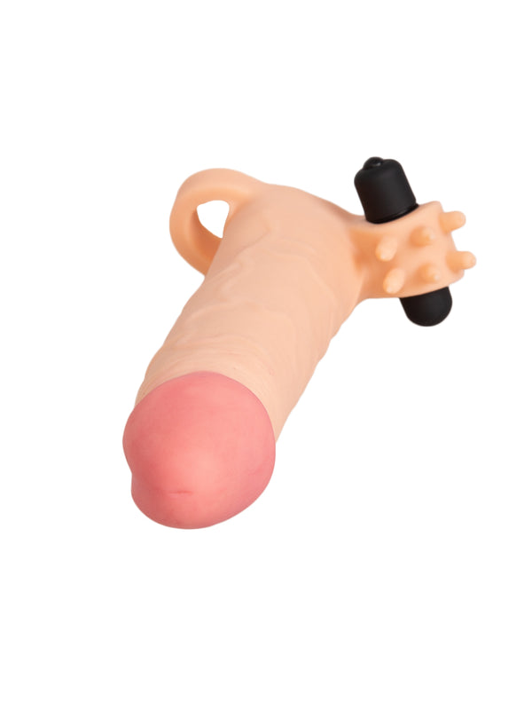 Skin Two UK Vibrating Realistic 6 Inch Penis Sleeve Male Sex Toy