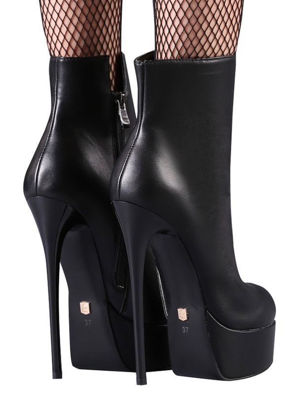 Skin Two UK Vixen Skyscraper Ankle Boots Shoes