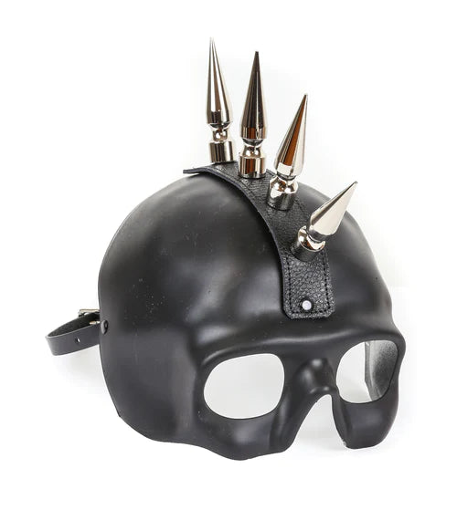 Skull Mask with Spikes - One Size