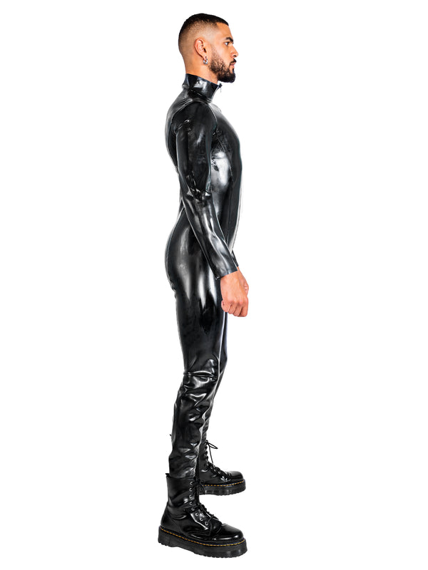 Skin Two UK Heavy Duty (0.55mm) Mens Zipped Latex Catsuit Catsuit