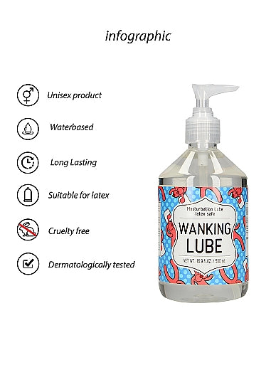Masturbation Lube - WANKING LUBE - 500ml Skin Two UK Masturbation Lube - WANKING LUBE - 500ml Skin Two UK