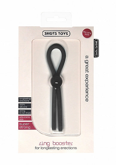Skin Two UK Ring Booster - Black Cock & Ball