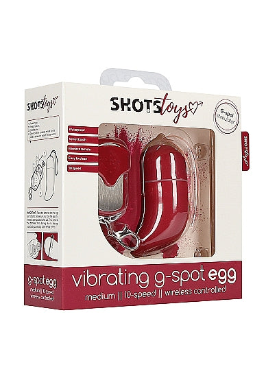 Skin Two UK Wireless Vibrating G-Spot Egg - Medium - Red Eggs & Love Balls