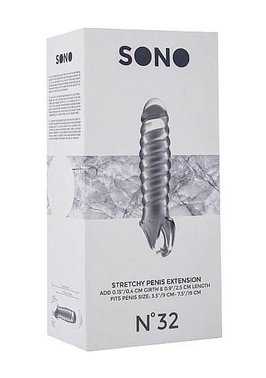 Skin Two UK No.32 - Stretchy Penis Extension - Translucent Male Sex Toy