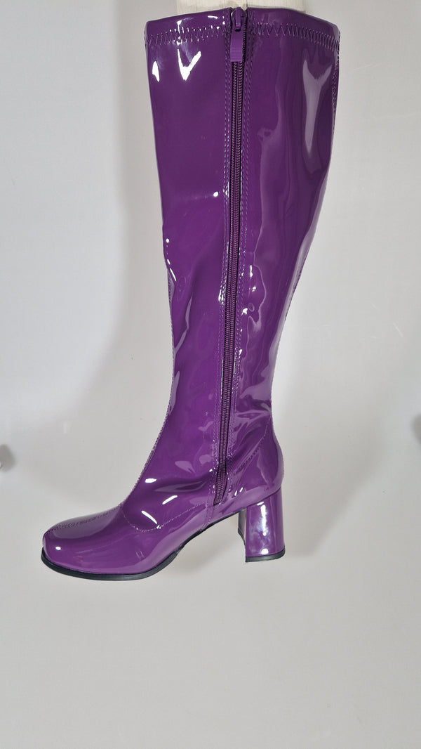 Clearance - Knee High Purple Boots Size 6