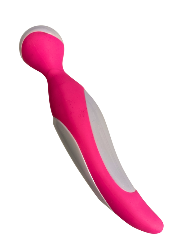 Clearance - Pink & White Rechargeable Vibrator