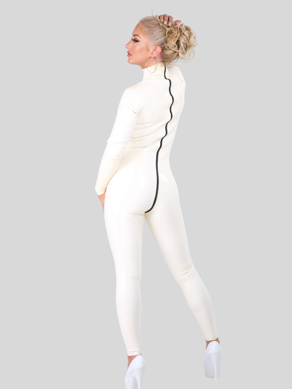 Clearance - White Catsuit Size S - Ex Display/Used In Shoot