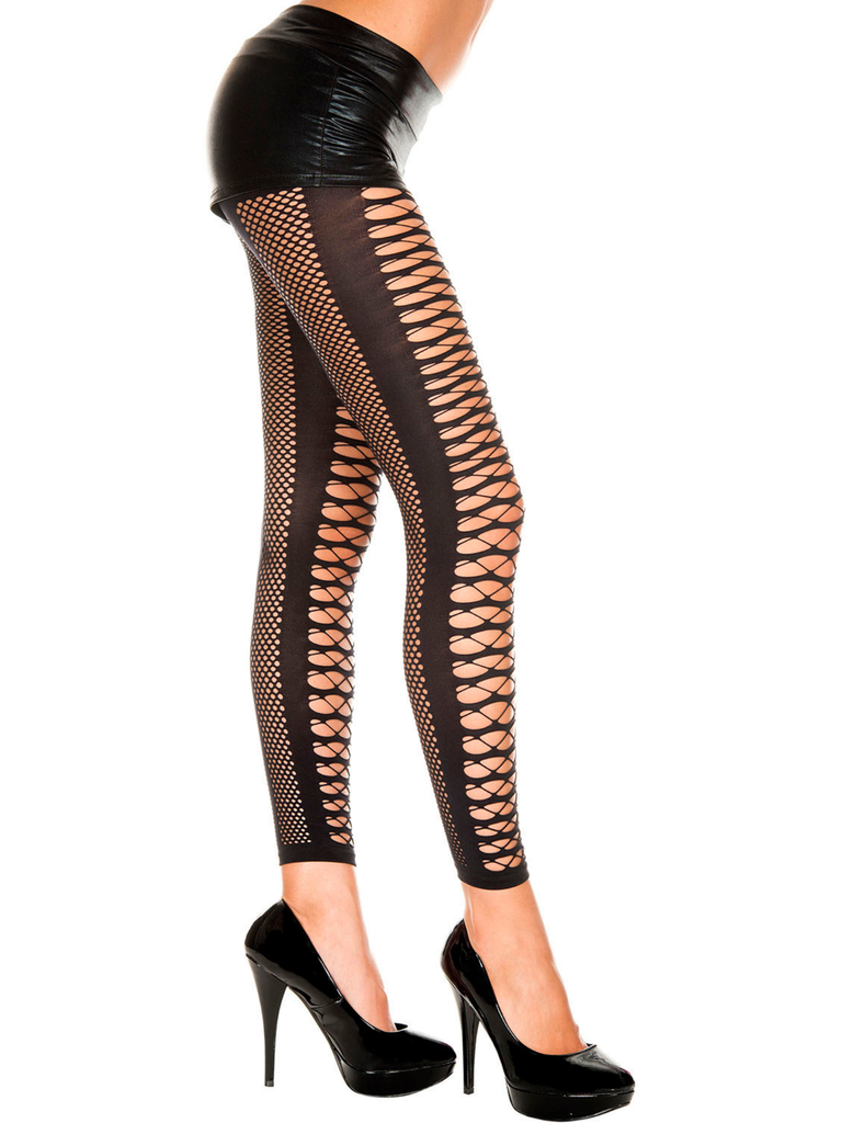 Diamond Net Spandex Leggings