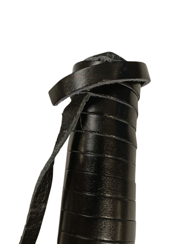 Clearance - Red & Black Leather Flogger