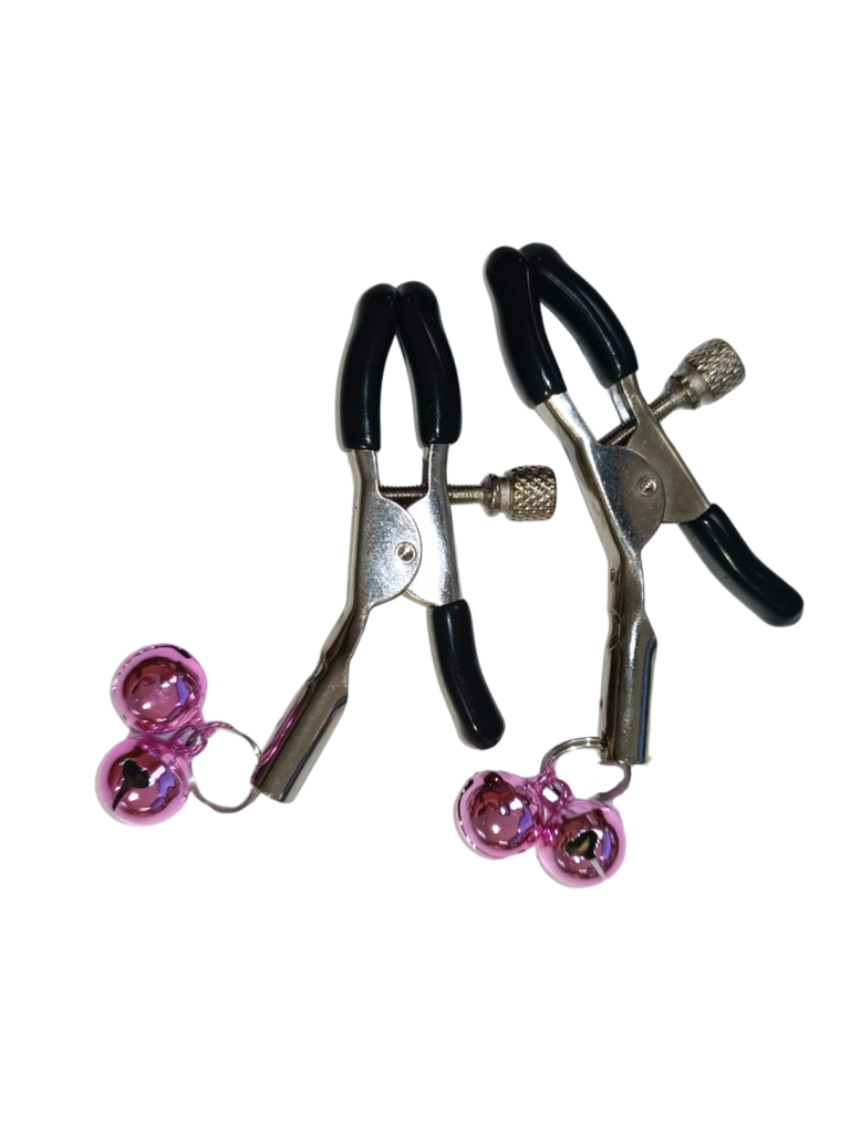 Bejeweled Nipple Clamps Pink
