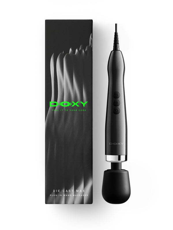 Doxy 2.0 Die Cast Massage Wand - Black