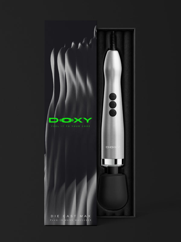 Doxy 2.0 Die Cast Mains Massage Wand - Silver