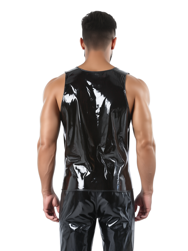 Men's PVC Revolution Shoulder Buckled Vest