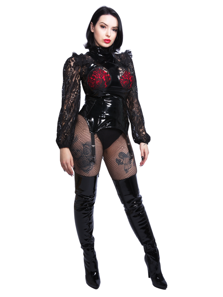 VynX Flaunt It Cut Out Basque