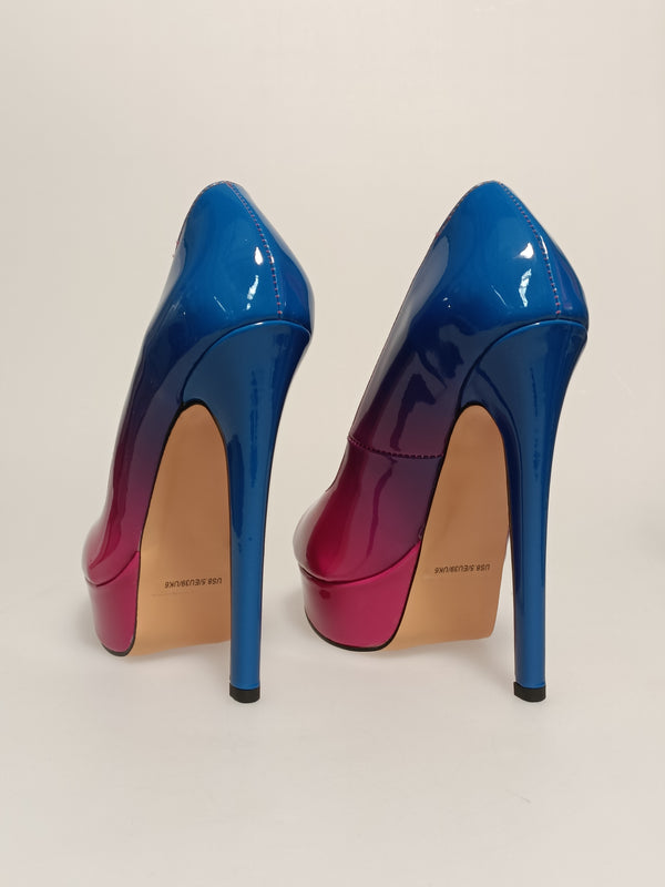 Clearance -  Pink & Blue Inferno Shoe - Size 6
