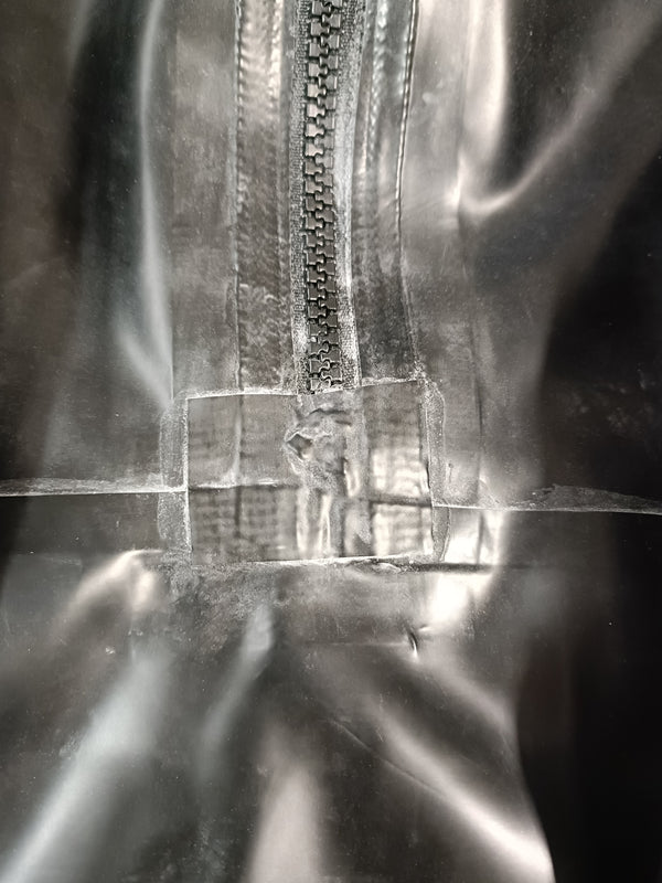 Clearance - Latex Rubber Matilda Maid Dress, Size XL (No Hair Bow)