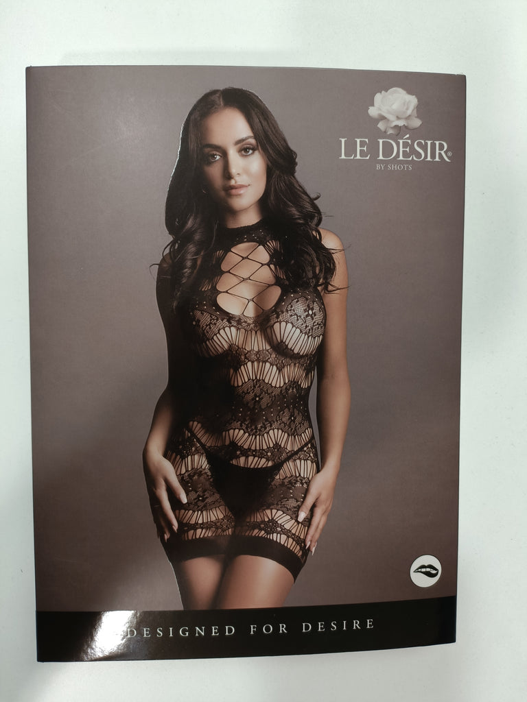 Clearance - Cutout Lace Mini Dress, One Size