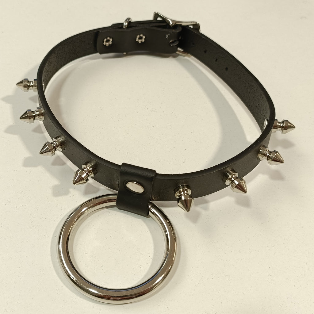 Clearance - 8 Spike Collar With 2 Inch O Ring