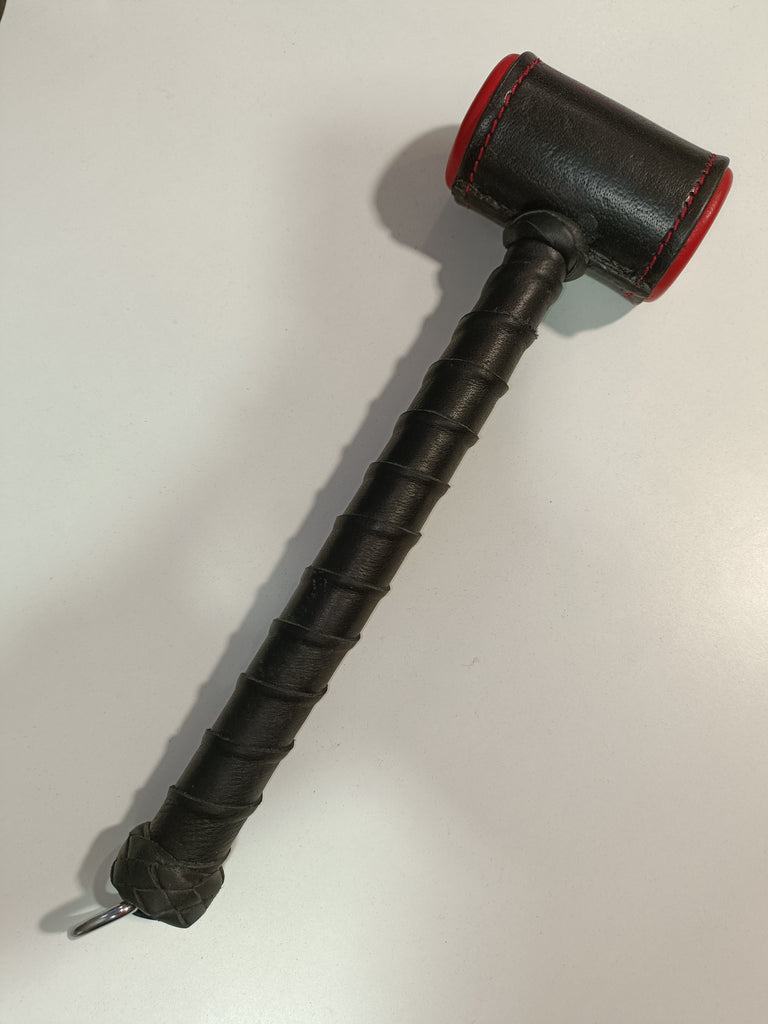 Black & Red Leather Hammer