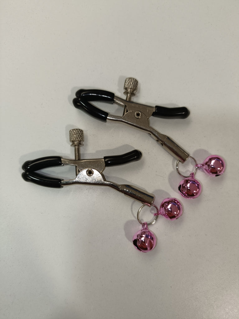 Bejeweled Pink Nipple Clamps