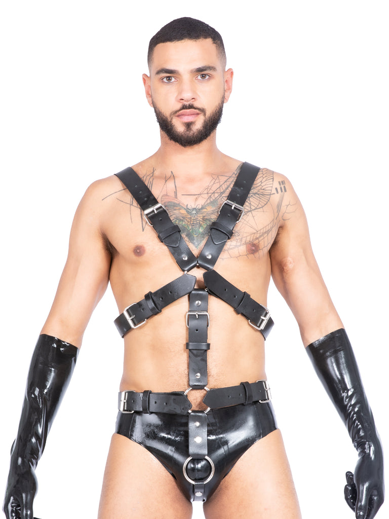 Men`s Leather Body Harness