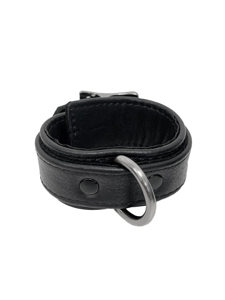 Clearance - Lockable D Ring Wrist Cuff SINGLE CUFF