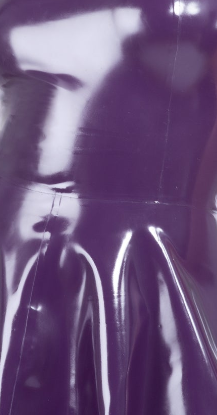 Clearance - Latex Fetisimo Girdle in DARK PURPLE (NOT METALLIC), Size M