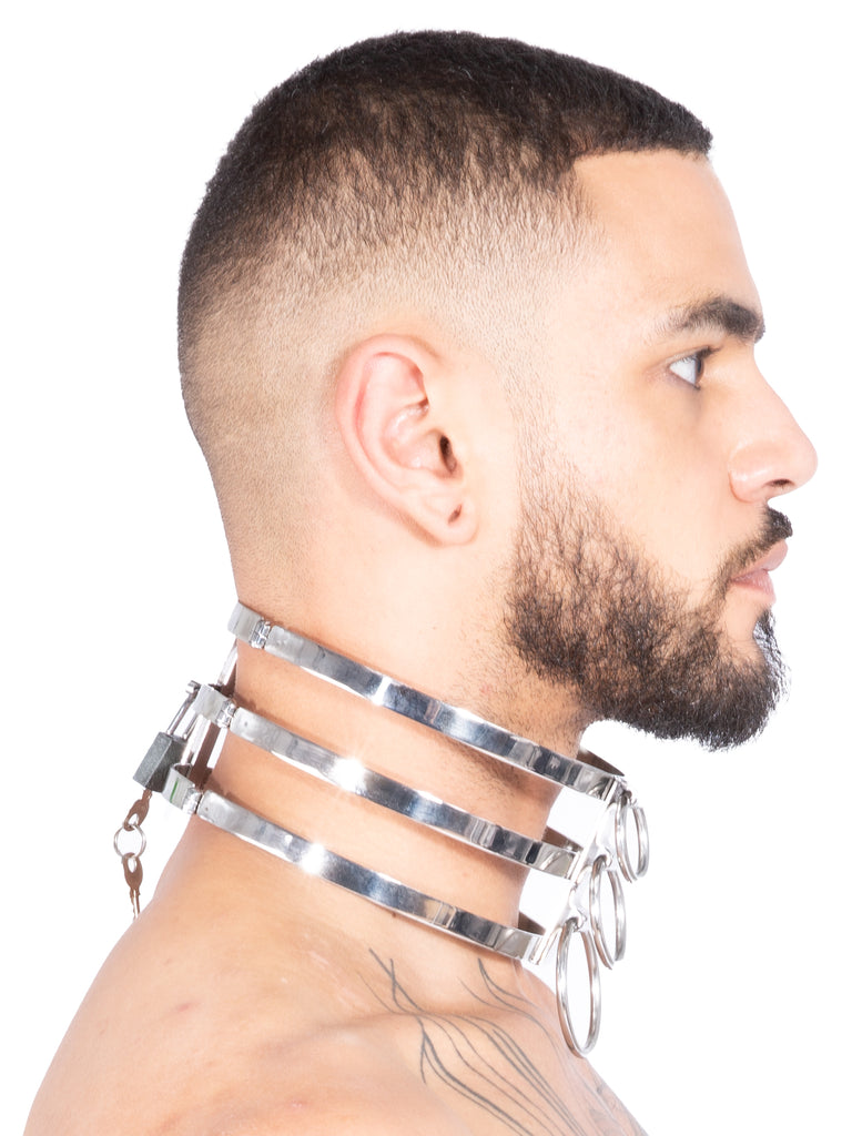 Triple Layer Steel Posture Collar with 3 O Rings – Skin Two UK