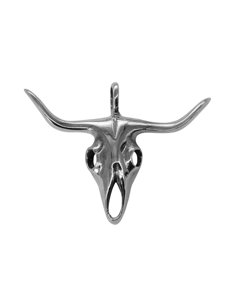 Buffalo Skull Pendant with Chain