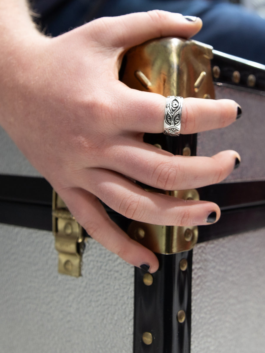 Multi Evil Eyes Ring – Skin Two UK