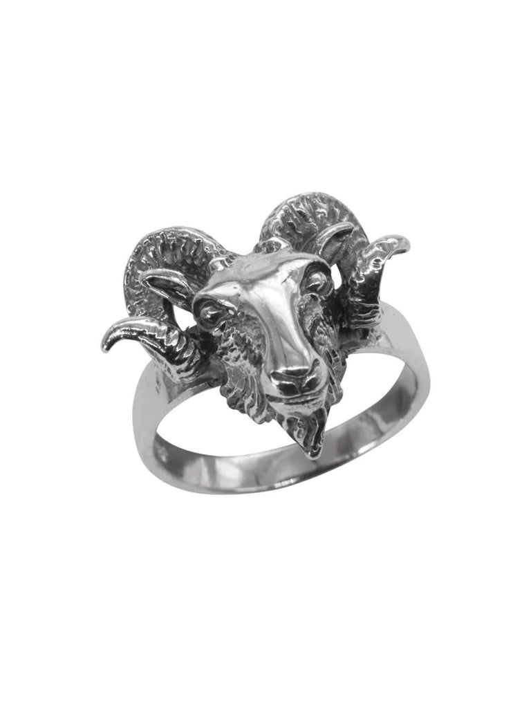 Rams Head Ring