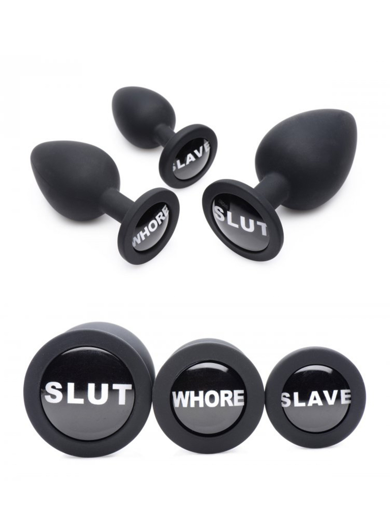 Dirty Words Anal Plug Set